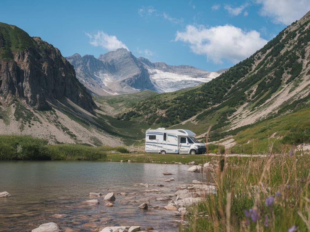 Les secrets d’un road trip réussi en camping-car à travers les Alpes.